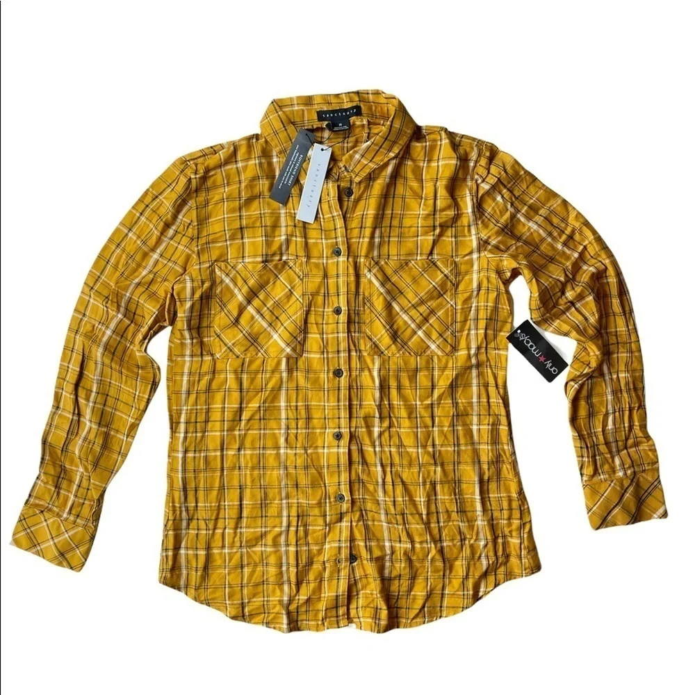 SANCTUARY WOMEN’S NEW GENERATION BOYFRIEND SHIRT - Picture 5 of 8